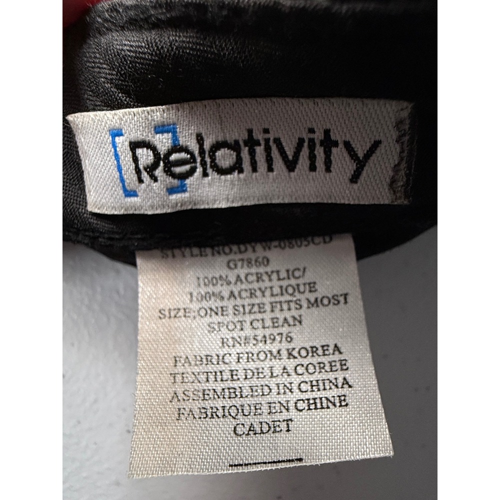 Relativity Cadet Newsboy Cap Plaid Wool Blend One Size Fits Most Button Detail - Picture 6 of 8
